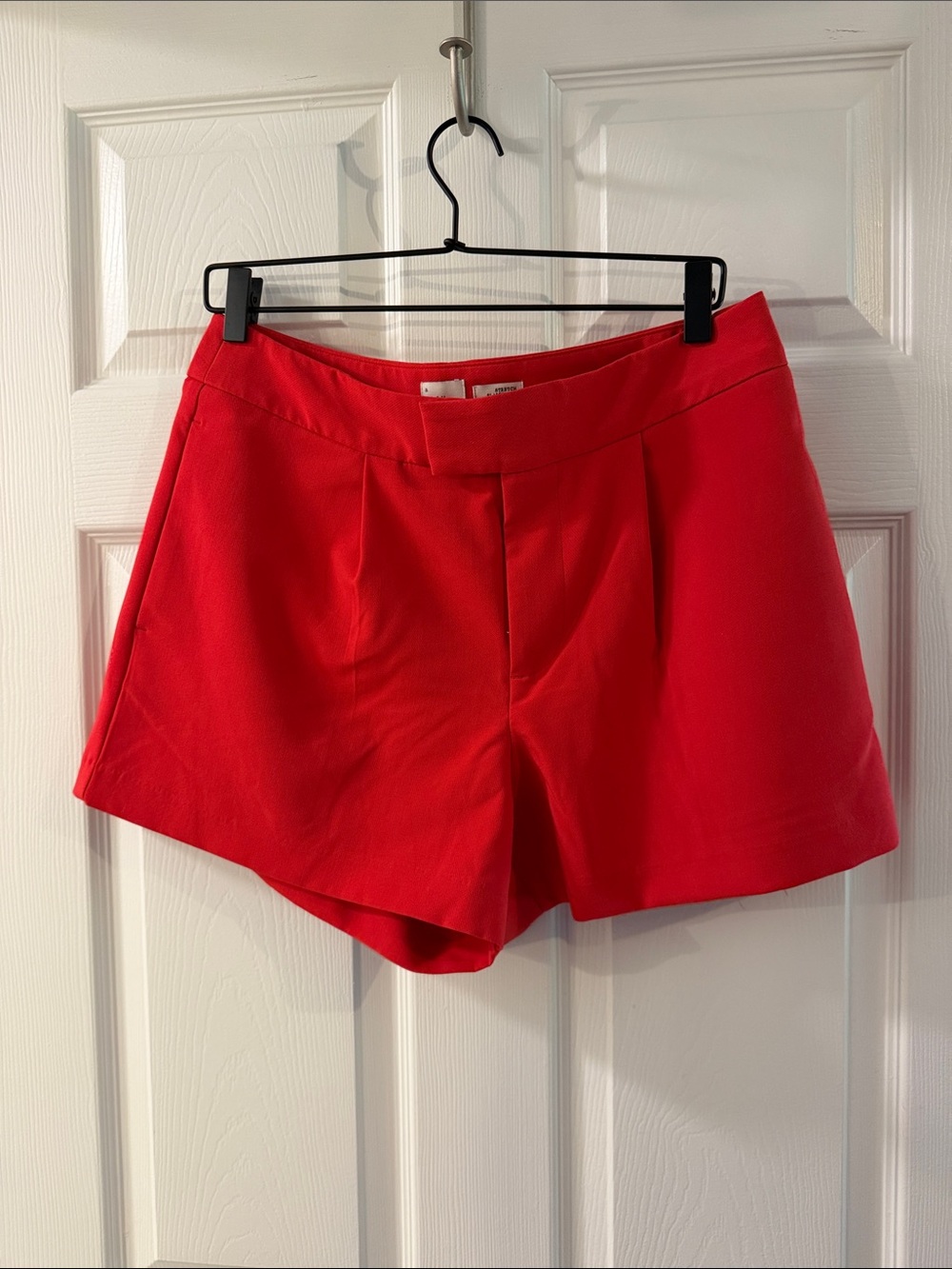 a new day Bright Red High-Waist Tailored Shorts